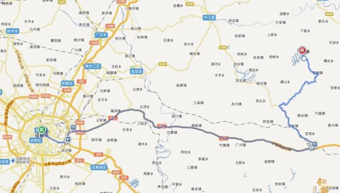 去三台鲁班水库钓鱼怎么走？路线 图