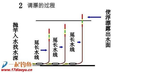 手杆钓鱼调漂技巧