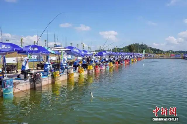 全国超400名垂钓竞技选手及其团...